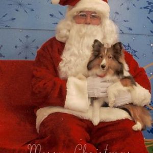 1st visit with Santa