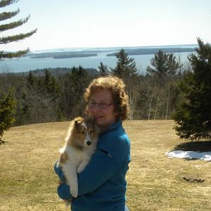 Lucy and me at Point Lookout