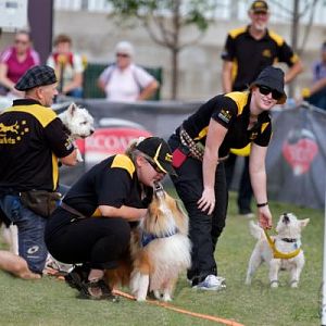 Deska giving me a kiss before a race at the the 2011 Nationals