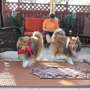 At play