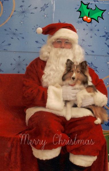1st visit with Santa