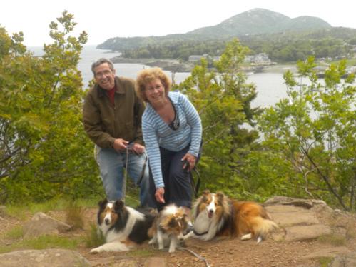 Family pic on top of Bar Island