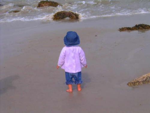 Friend's child at Point Pleasant Beach