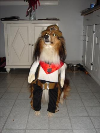 Halloween outfit one year :)