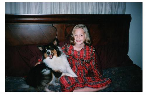 Jasmine and Me. Her very stubborn and goofy personality is well demonstrated in this picture.