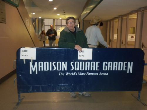Jim inside the Garden