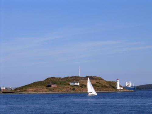 Looking out the Big Harbour of Halifax