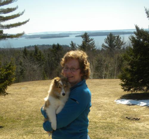 Lucy and me at Point Lookout