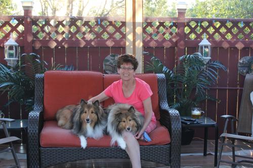 Me and my Shelties <3