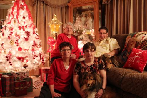 Our family ... my mom also lives with us - she will be 84 on Dec 31.